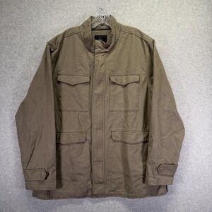 Rails Paulsen Jacket Mens 2XL Sage Green Cotton Canvas Military Field Jacket